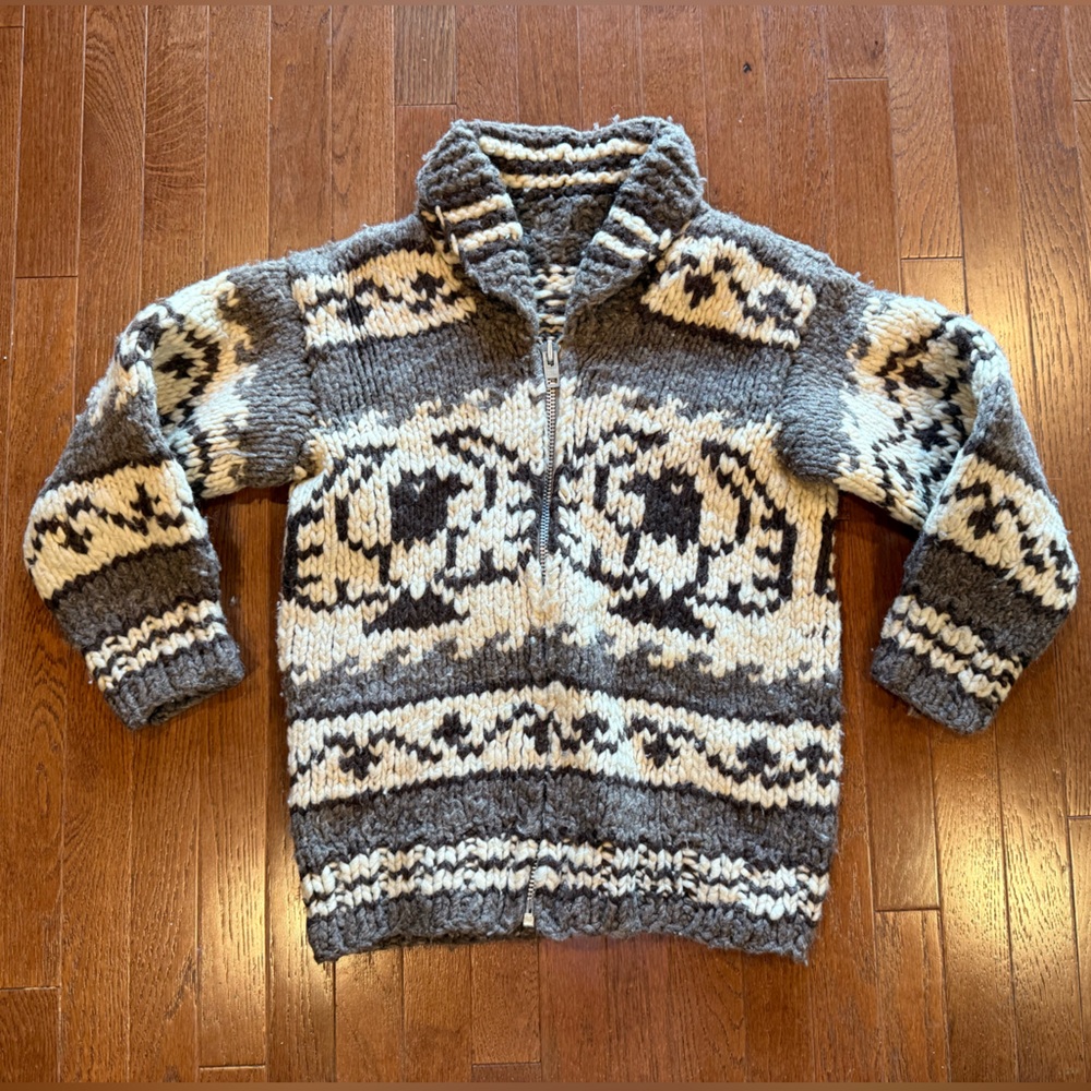 Handmade cowichan sweater